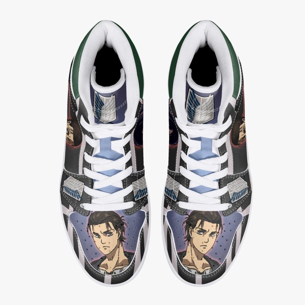 eren yeager timeskip attack on titan j force shoes 8 - Anime Shoes World