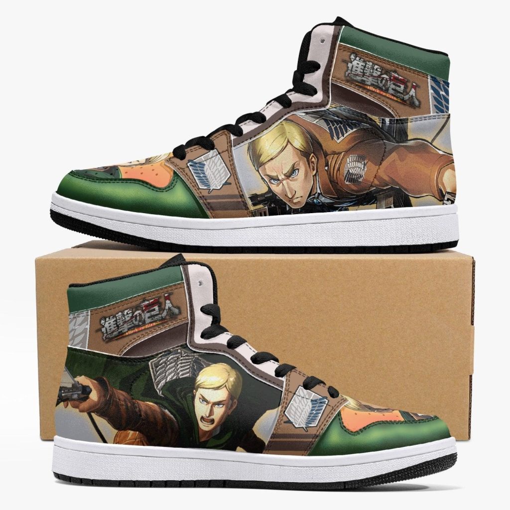 erwin smith attack on titan j force shoes - Anime Shoes World