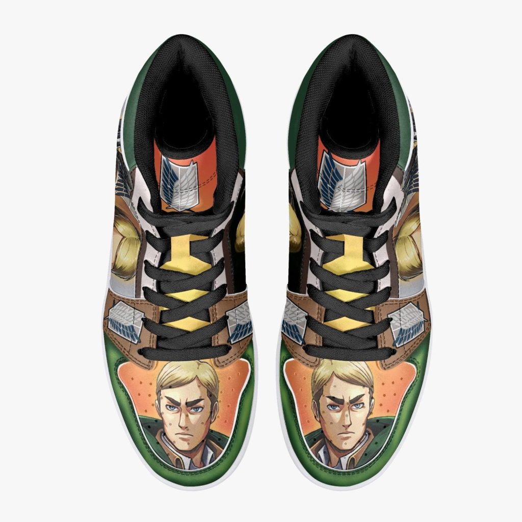 erwin smith attack on titan j force shoes 3 - Anime Shoes World