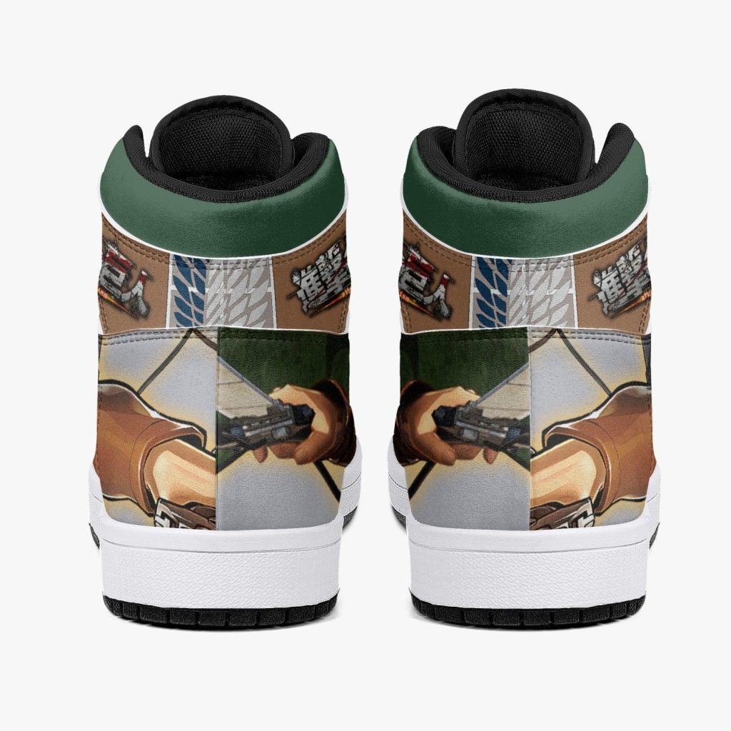 erwin smith attack on titan j force shoes 4 - Anime Shoes World