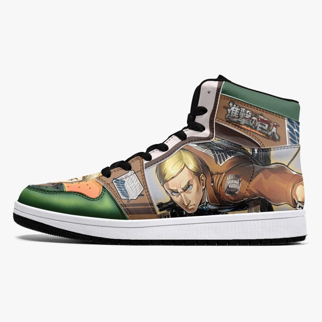 erwin smith attack on titan j force shoes 7 - Anime Shoes World