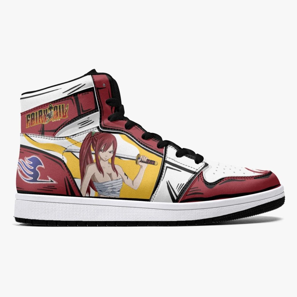 erza scarlet fairy tail j force shoes 4 - Anime Shoes World