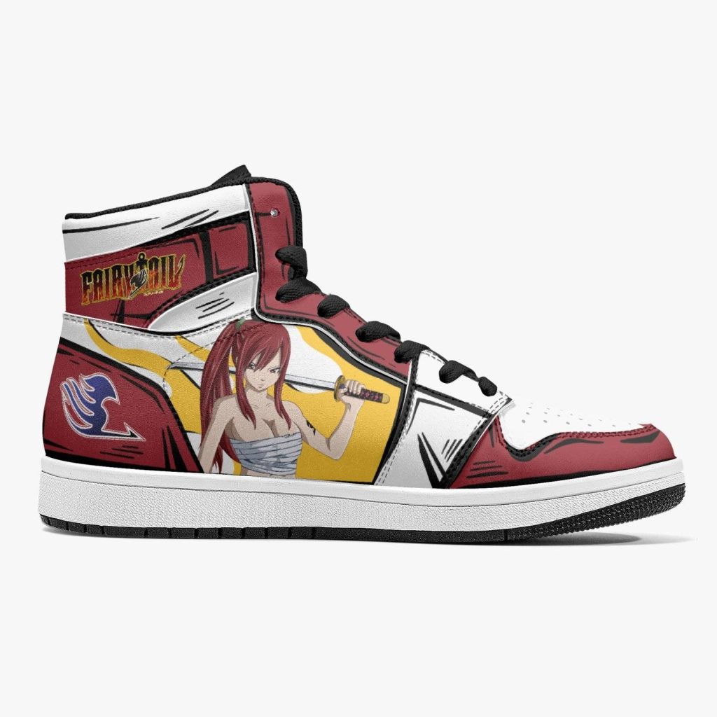 erza scarlet fairy tail j force shoes 8 - Anime Shoes World