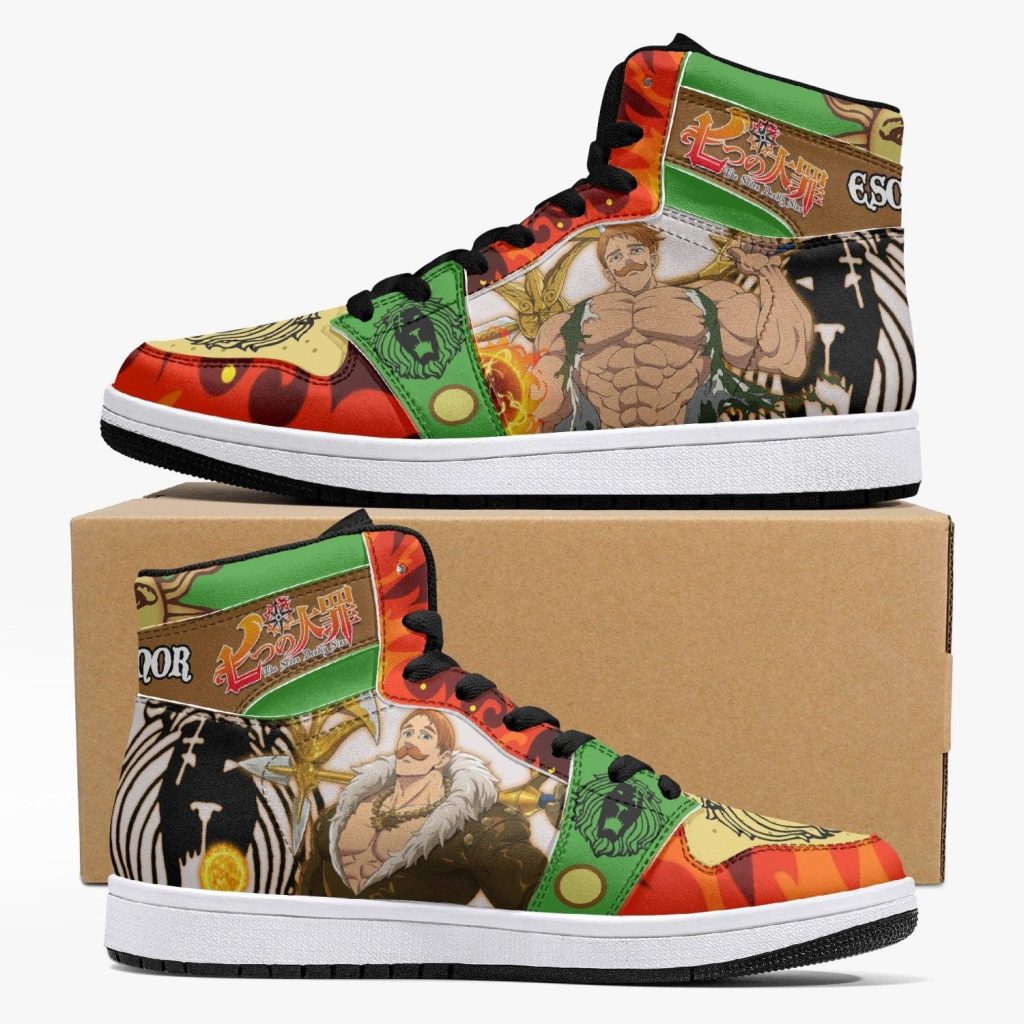 escanor seven deadly sins j force shoes - Anime Shoes World