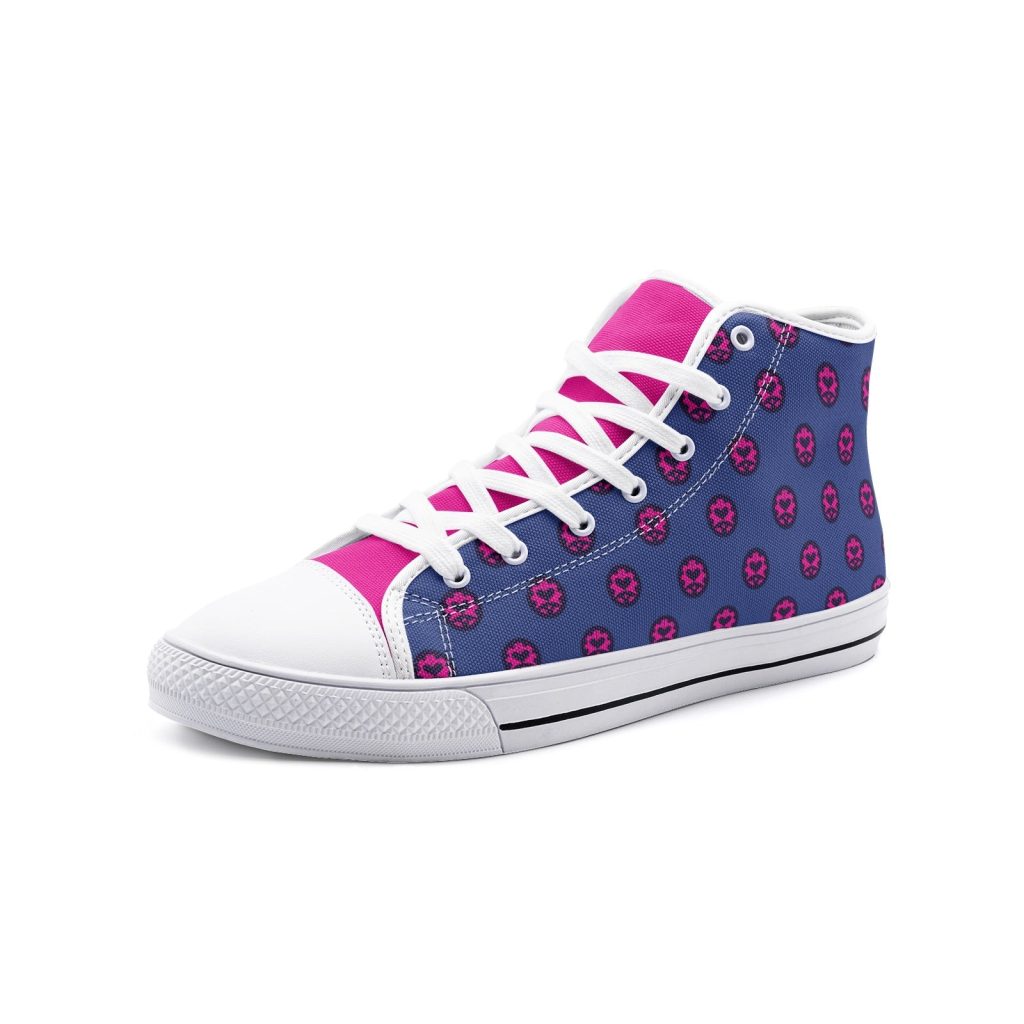 giorno giovanna jojos bizarre adventure classic high top canvas shoes - Anime Shoes World