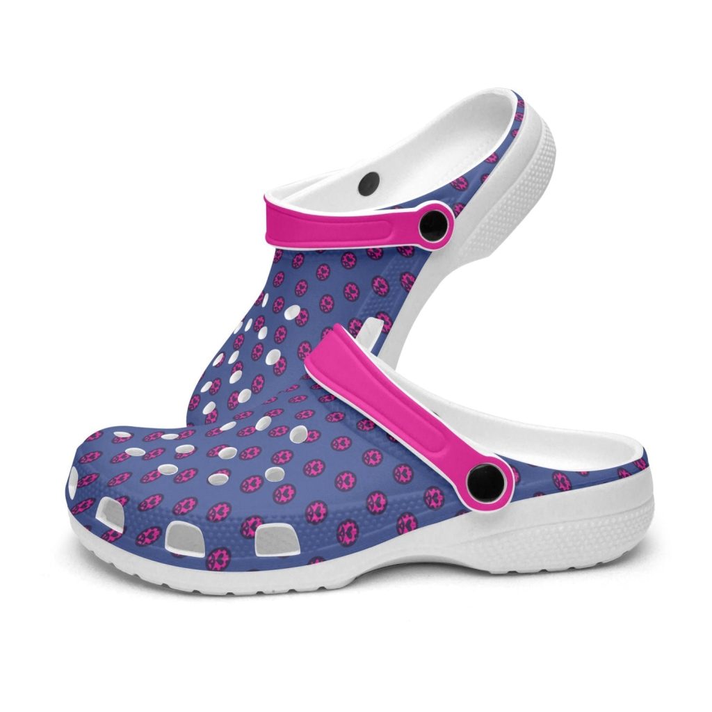 giorno giovanna jojos bizarre adventure custom clogs 4 - Anime Shoes World