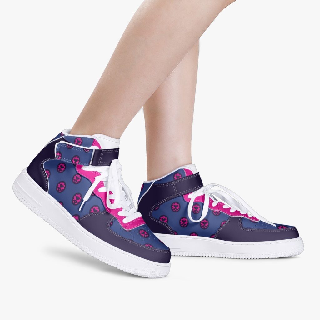 giorno giovanna jojos bizarre adventure high top kamikaze shoes 10 - Anime Shoes World