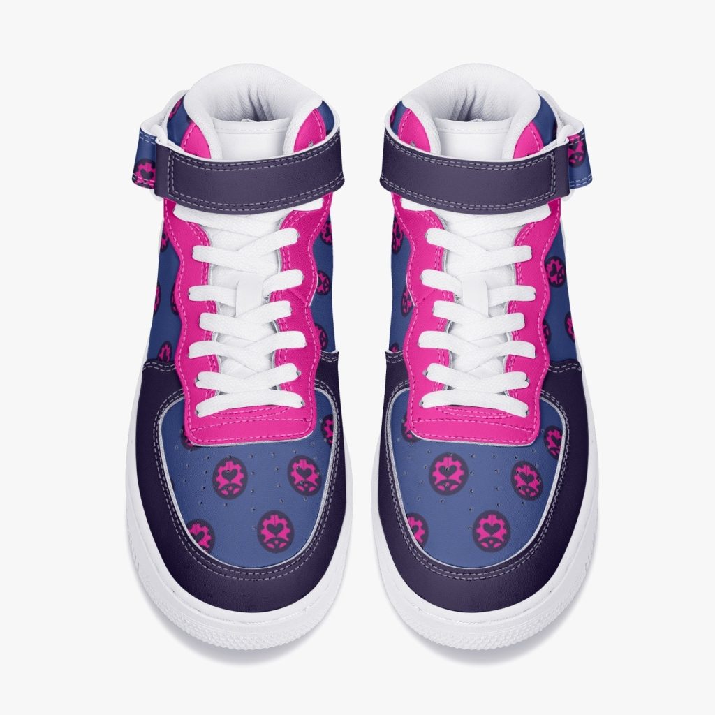 giorno giovanna jojos bizarre adventure high top kamikaze shoes 11 - Anime Shoes World