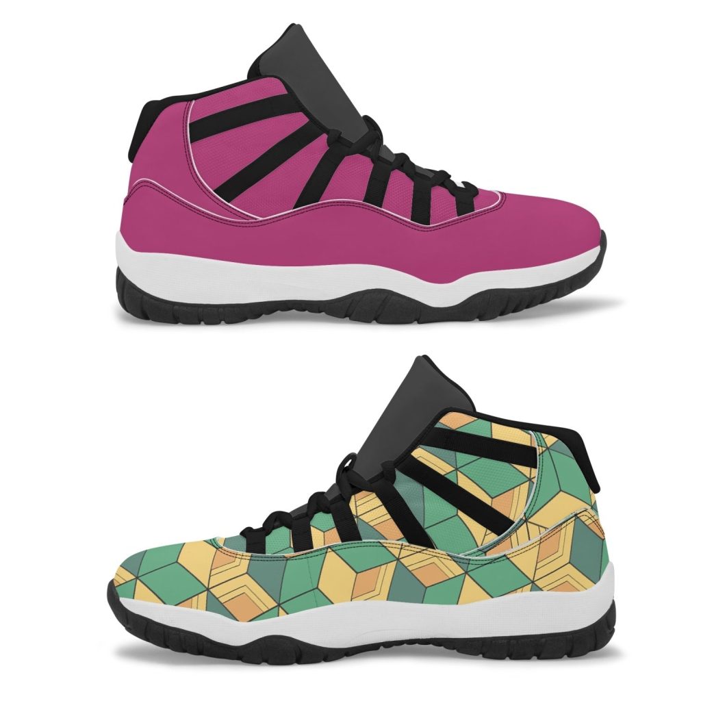 giyu tomioka demon slayer aj11 basketball shoes - Anime Shoes World