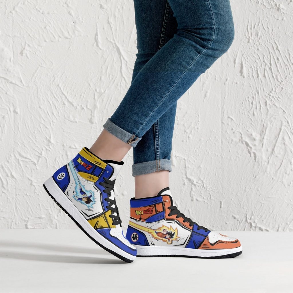 goku and vegeta dragon ball j force shoes 6 - Anime Shoes World