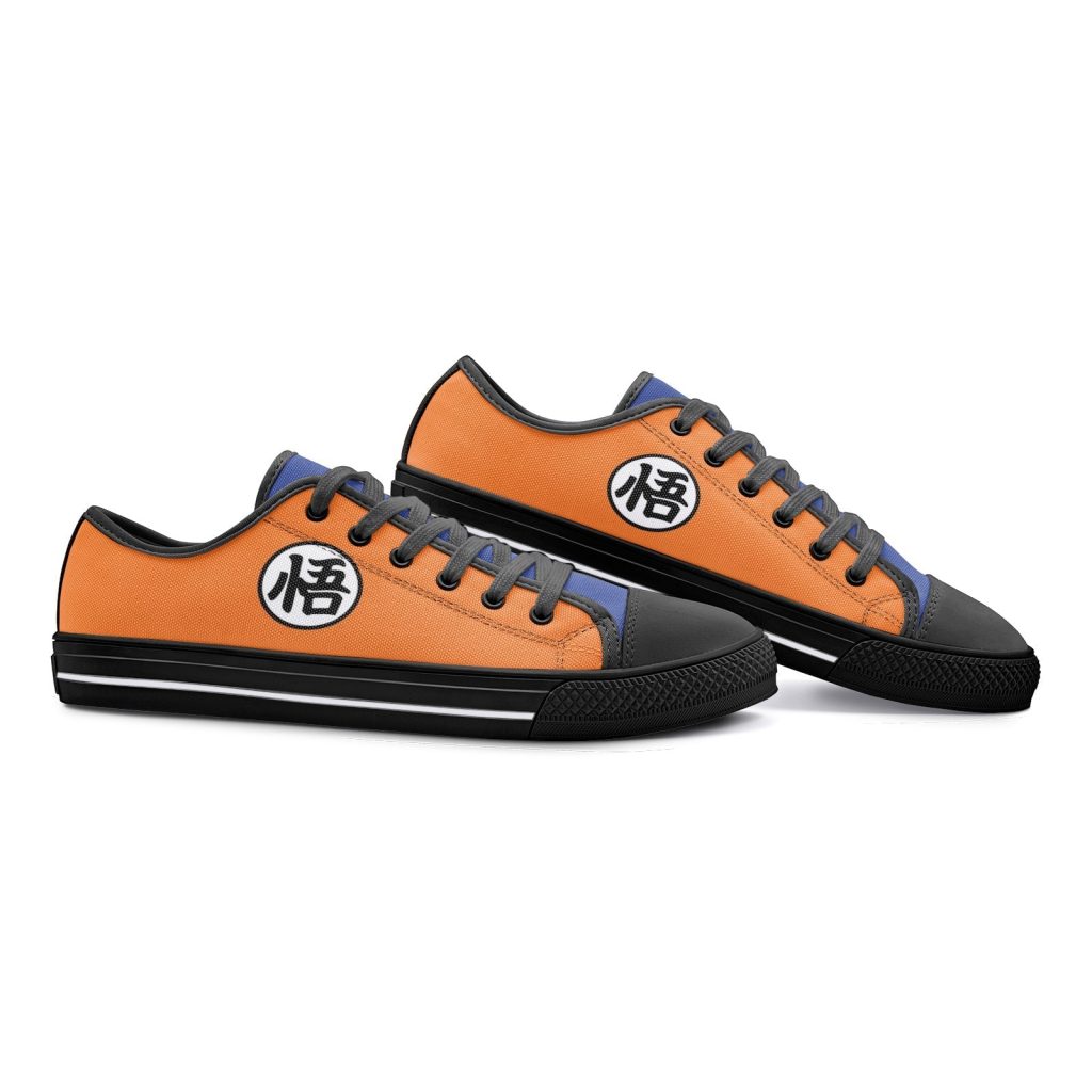 goku dragon ball z classic low top canvas shoes 7 - Anime Shoes World