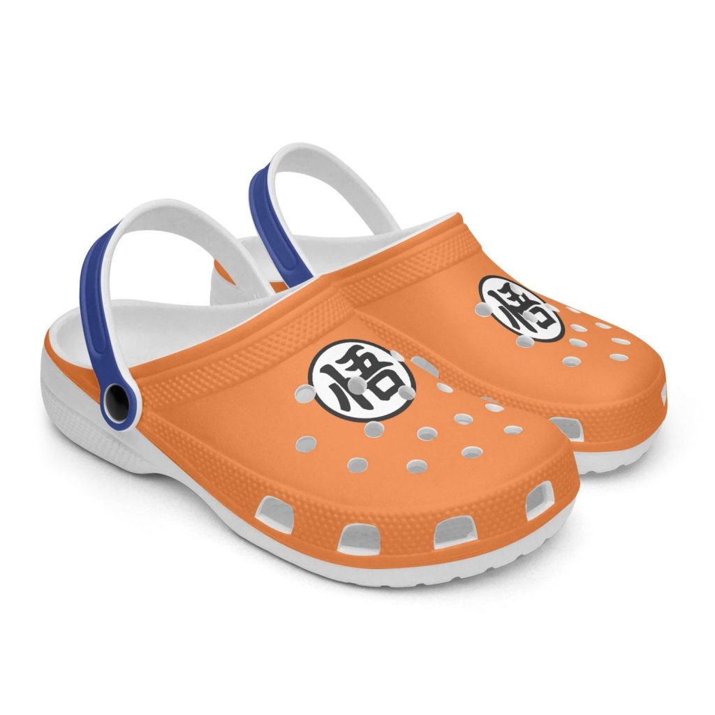 goku dragon ball z custom clogs - Anime Shoes World