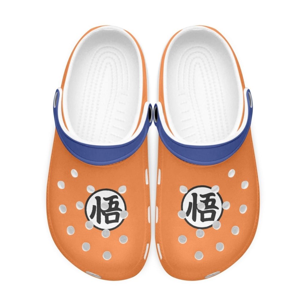 goku dragon ball z custom clogs 2 - Anime Shoes World