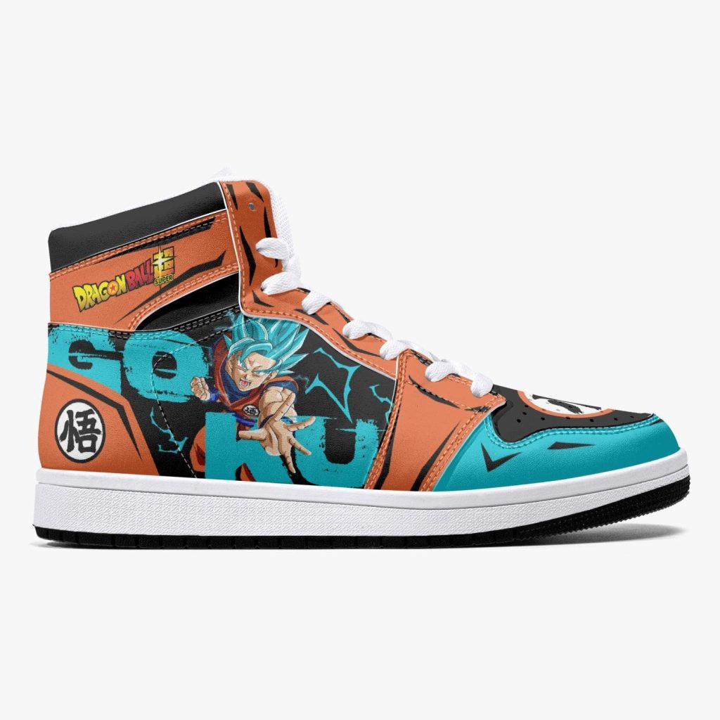 goku super saiyan blue dragon ball j force shoes 10 - Anime Shoes World