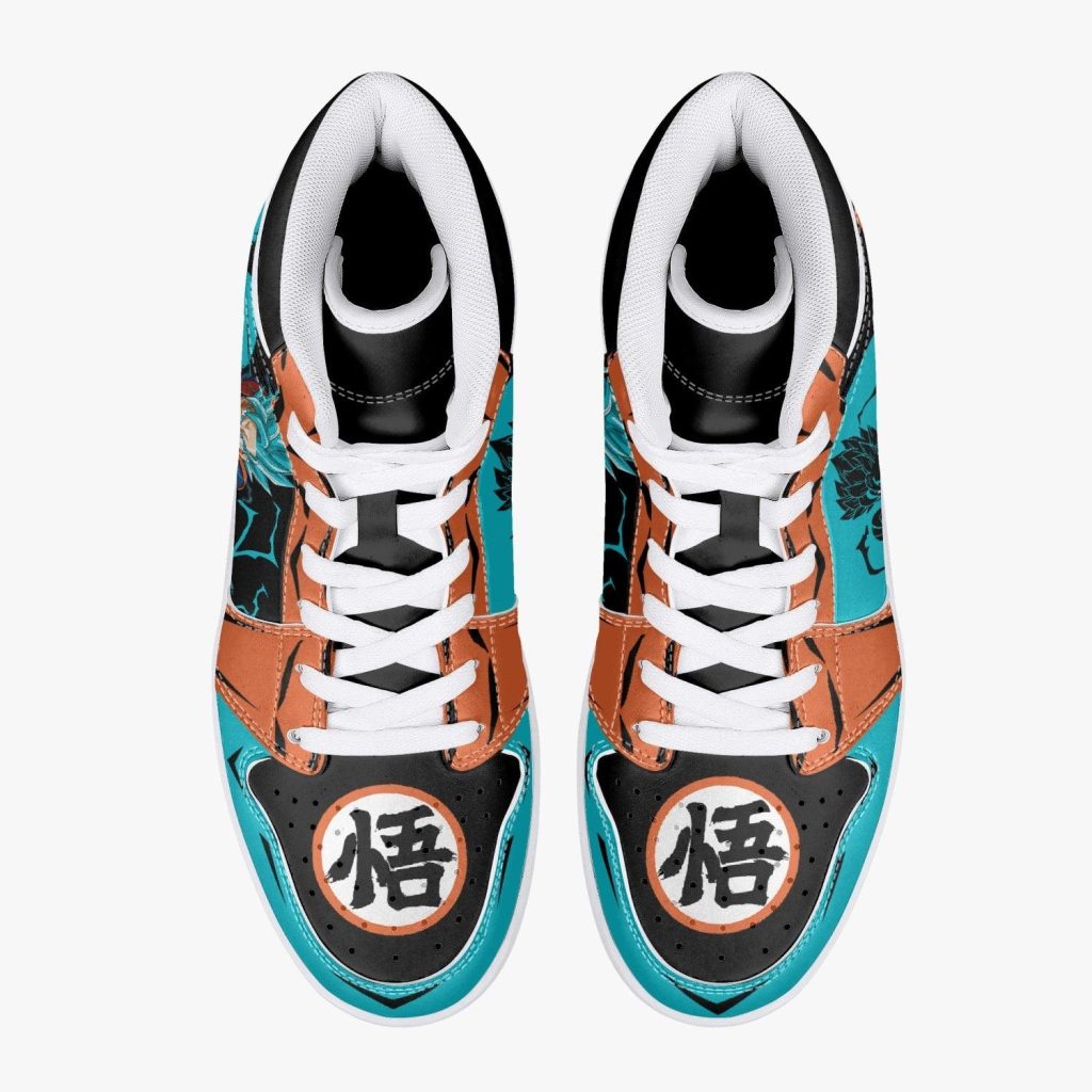 goku super saiyan blue dragon ball j force shoes 12 - Anime Shoes World