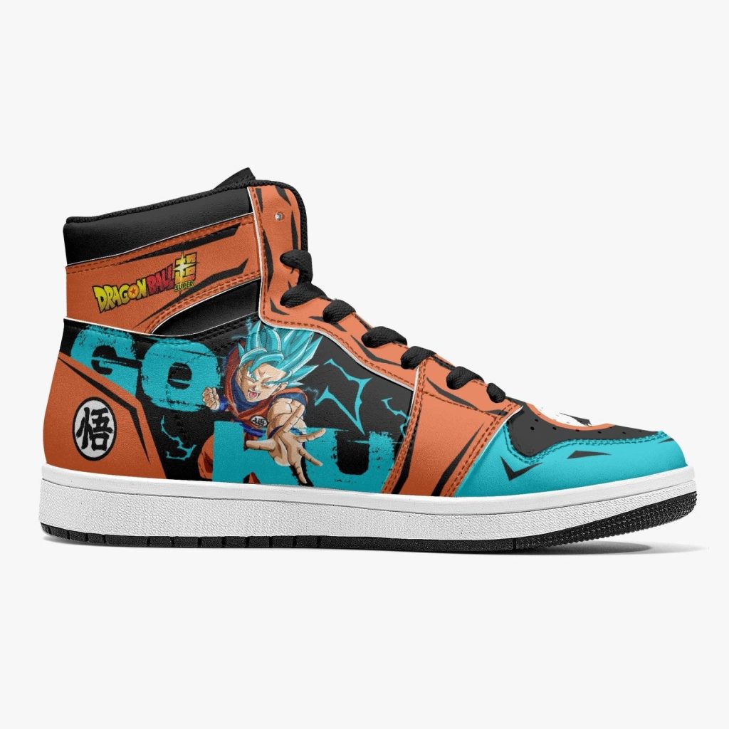 goku super saiyan blue dragon ball j force shoes 17 - Anime Shoes World