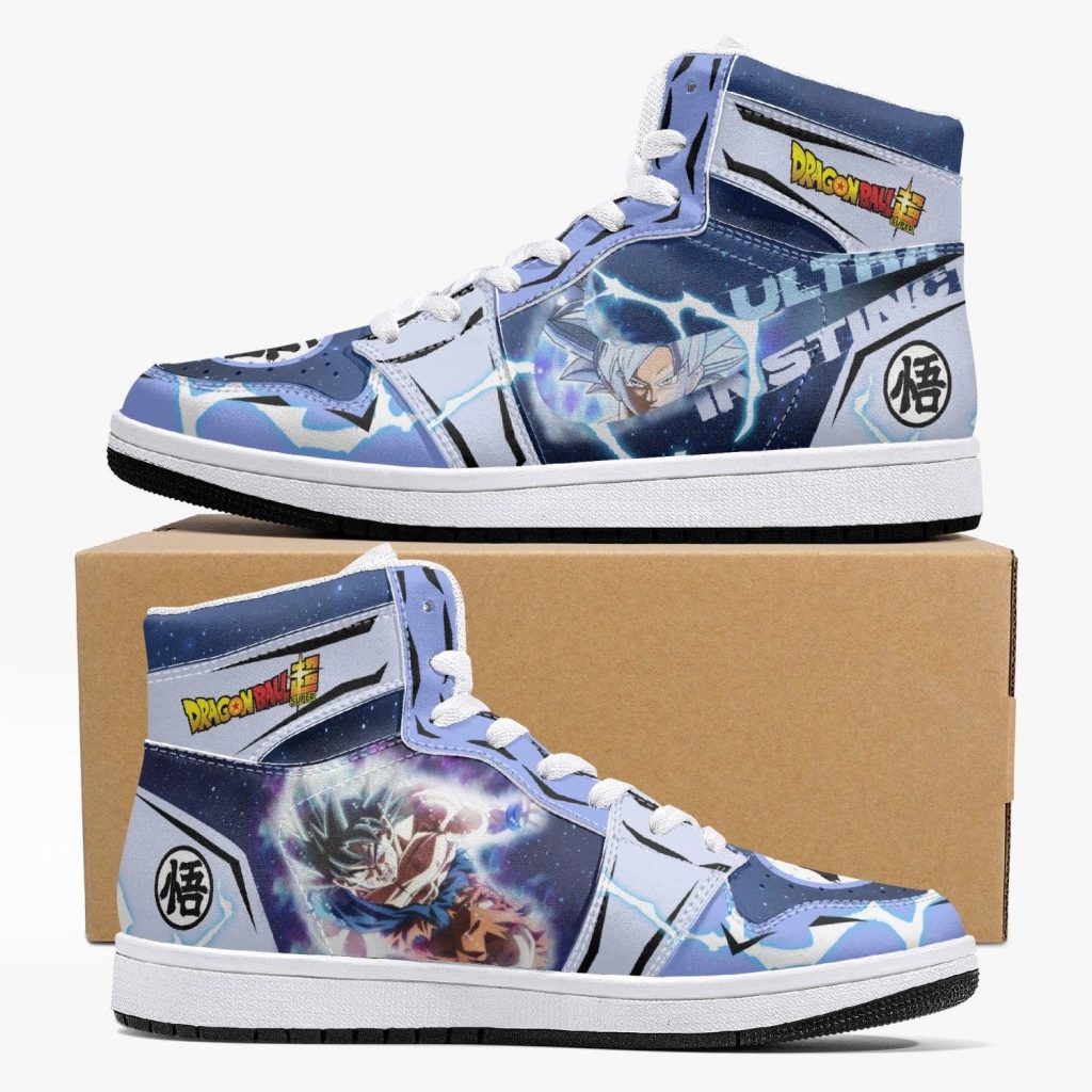 goku ultra instinct dragon ball j force shoes 16 - Anime Shoes World