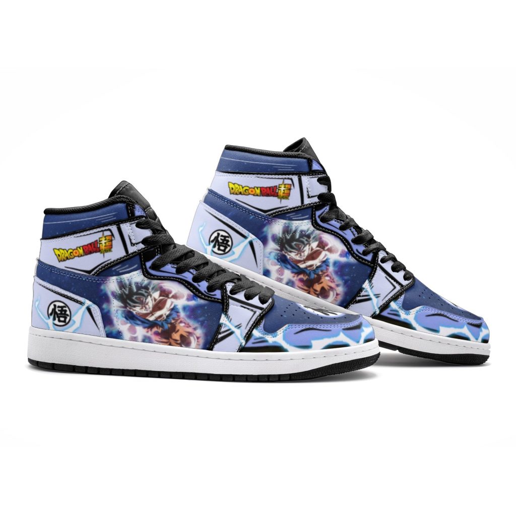 goku ultra instinct dragon ball super jd1 shoes 2 - Anime Shoes World