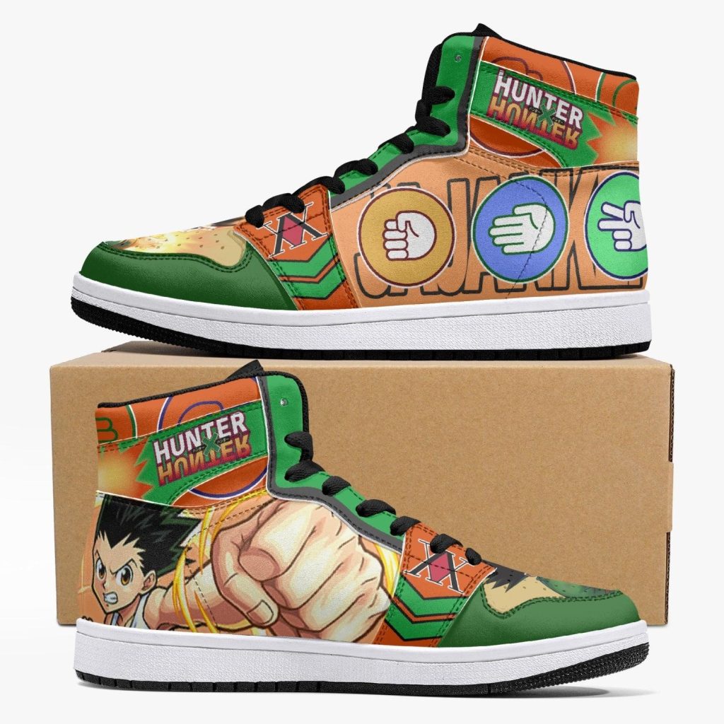 gon jajanken hunter x hunter j force shoes - Anime Shoes World