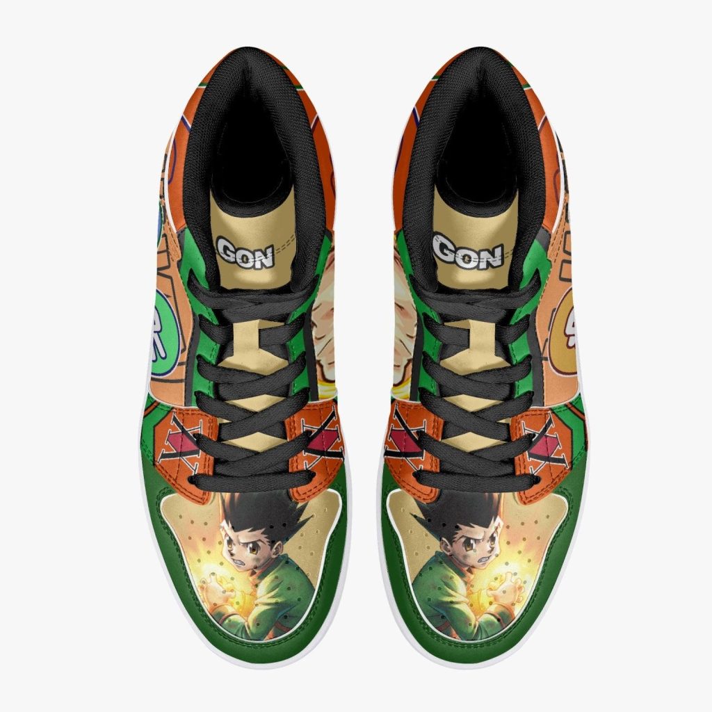 gon jajanken hunter x hunter j force shoes 4 - Anime Shoes World