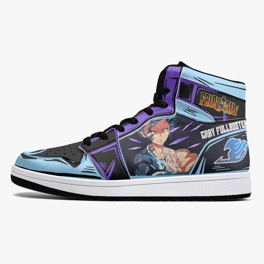 gray fullbuster fairy tail j force shoes 7 - Anime Shoes World