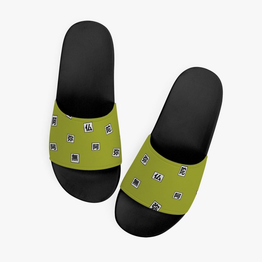 gyomei himejima demon slayer slides custom sandals - Anime Shoes World