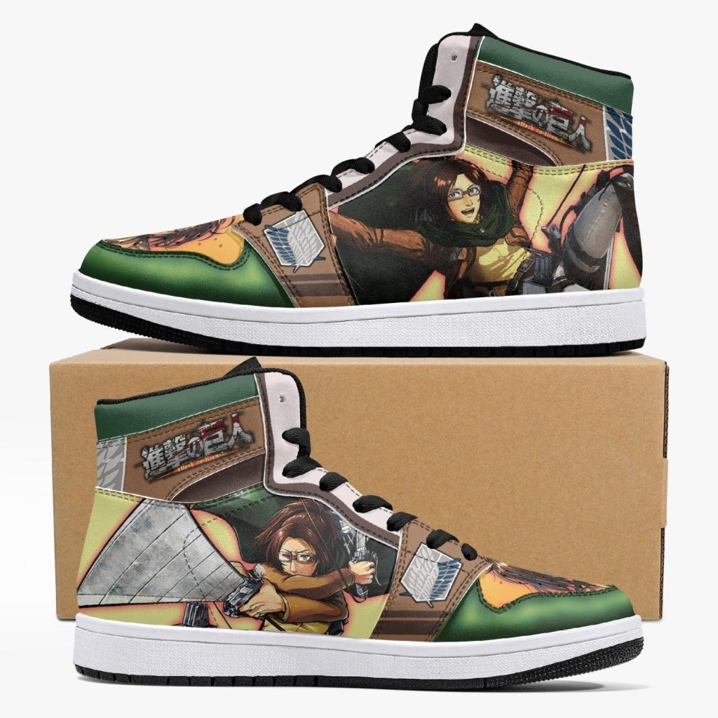 hange zoe attack on titan j force shoes - Anime Shoes World