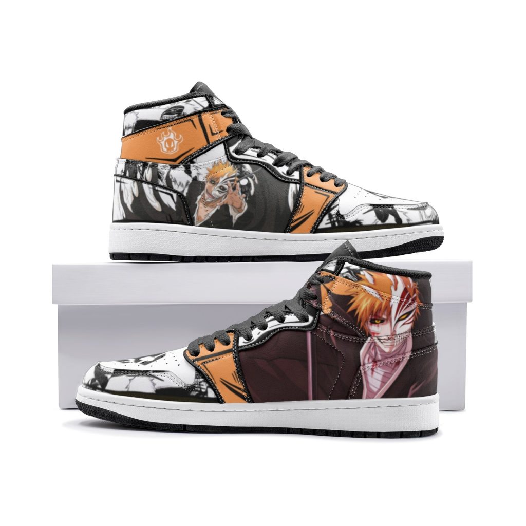 ichigo kurosaki bleach jd1 shoes 0dca7c7a b696 4768 a368 8285e6f79e76 - Anime Shoes World