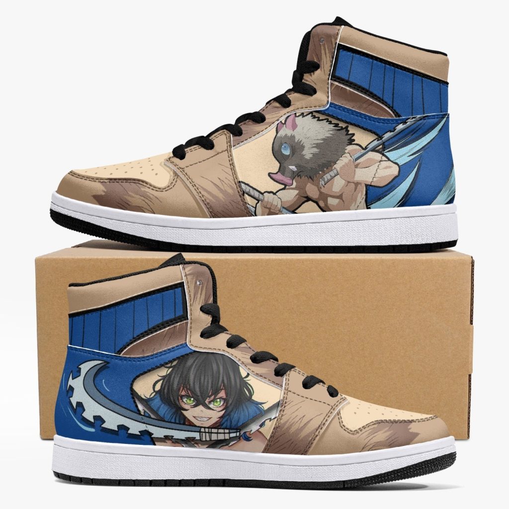 inosuke hashibira demon slayer v2 j force shoes - Anime Shoes World