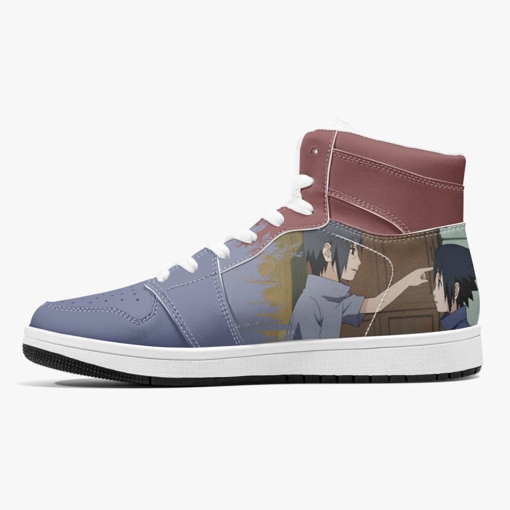 itachi and sasuke uchiha naruto j force shoes 13 - Anime Shoes World