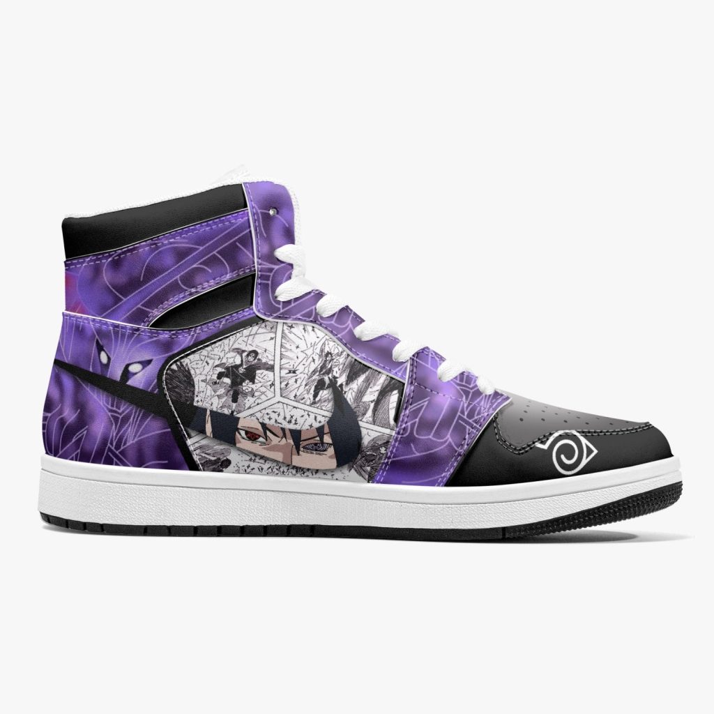 itachi and sasuke uchiha susano naruto j force shoes 10 - Anime Shoes World