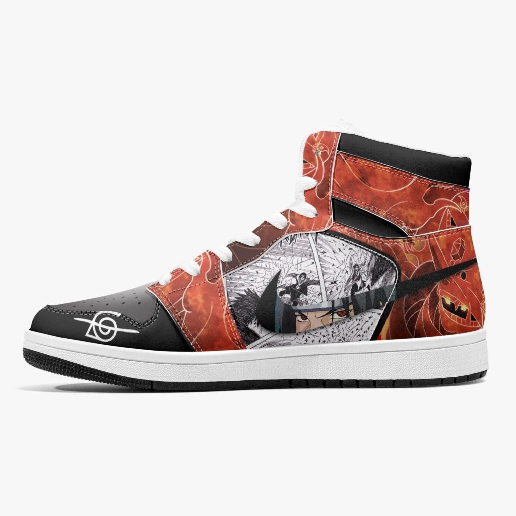 itachi and sasuke uchiha susano naruto j force shoes 12 - Anime Shoes World