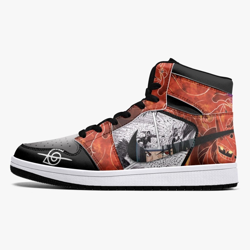 itachi and sasuke uchiha susano naruto j force shoes 17 - Anime Shoes World