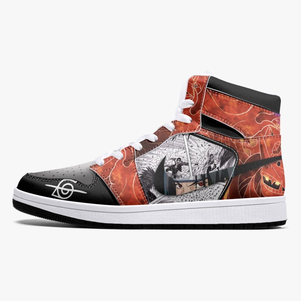 itachi and sasuke uchiha susano naruto j force shoes 7 - Anime Shoes World