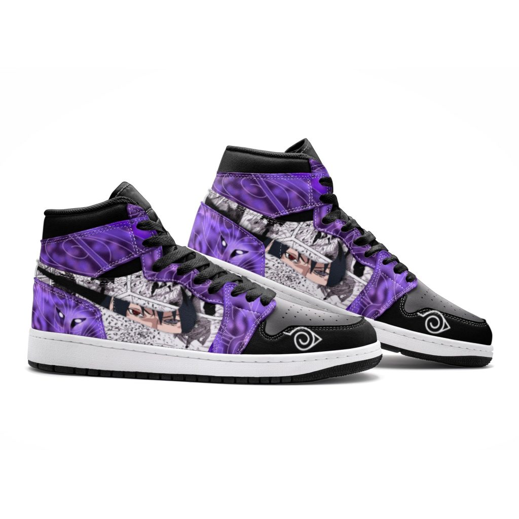 itachi and sasuke uchiha susano naruto jd1 shoes 2 - Anime Shoes World