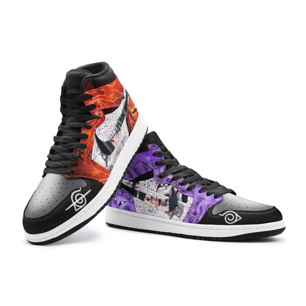 itachi and sasuke uchiha susano naruto jd1 shoes 4 - Anime Shoes World