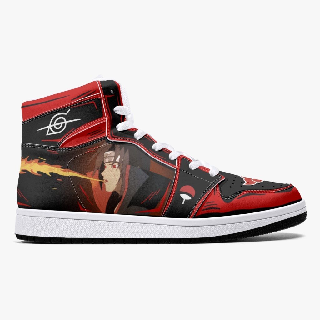 itachi uchiha fireball akatsuki j force shoes 16 - Anime Shoes World