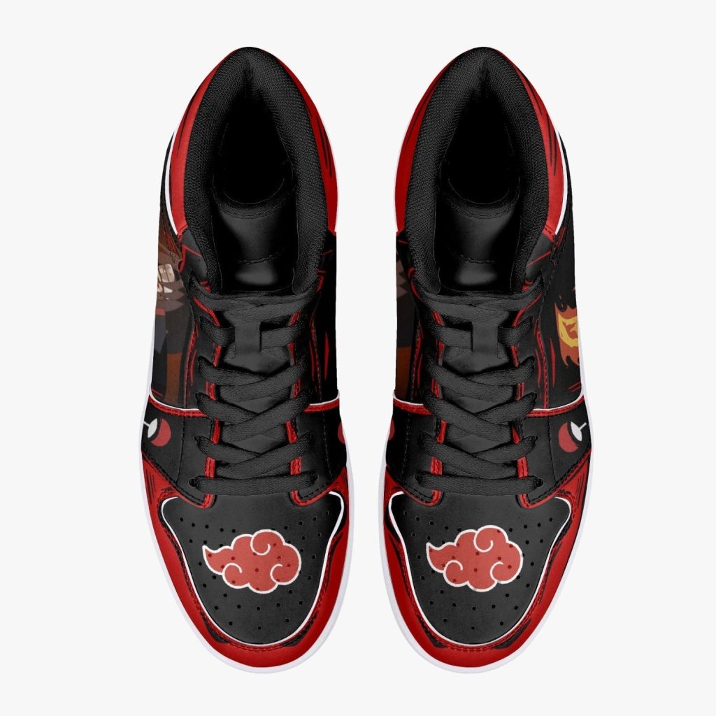 itachi uchiha fireball akatsuki j force shoes 4 - Anime Shoes World