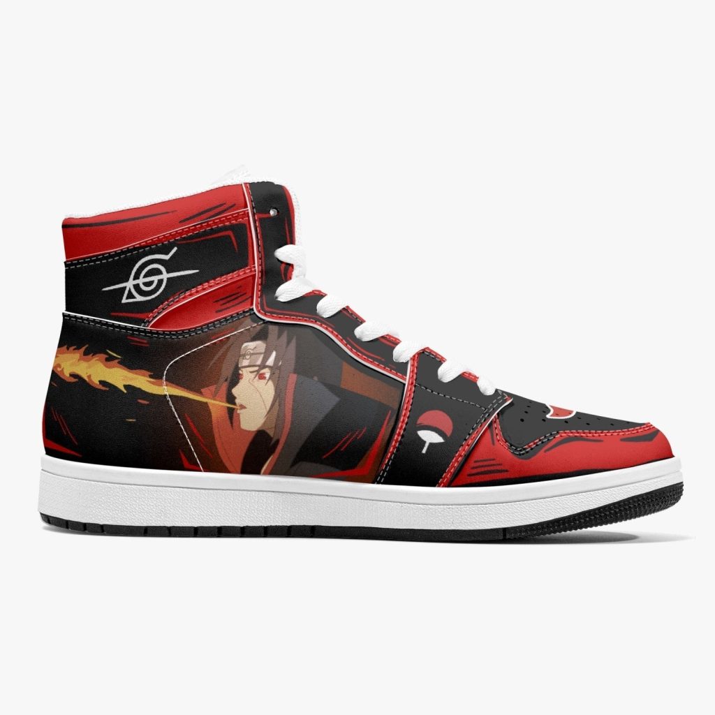 itachi uchiha fireball akatsuki j force shoes 8 - Anime Shoes World