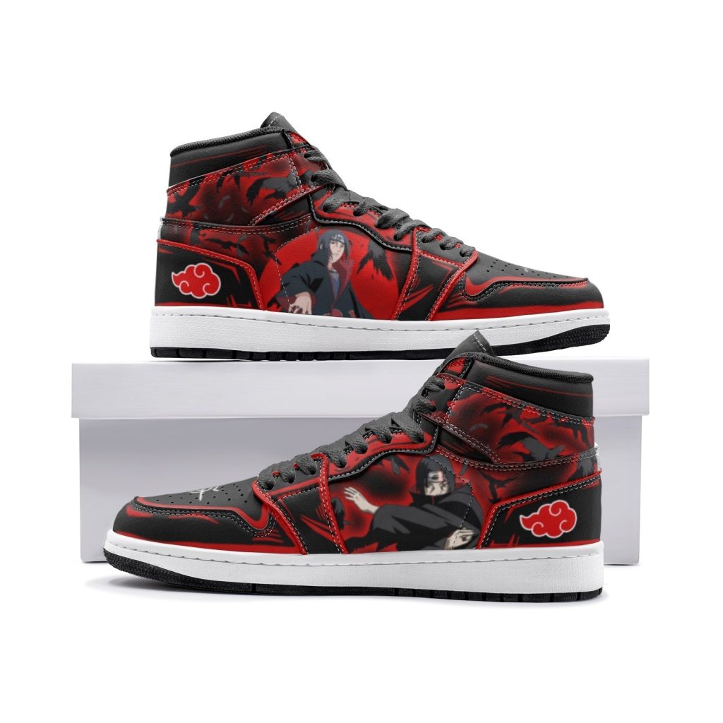 itachi uchiha naruto jd1 shoes - Anime Shoes World