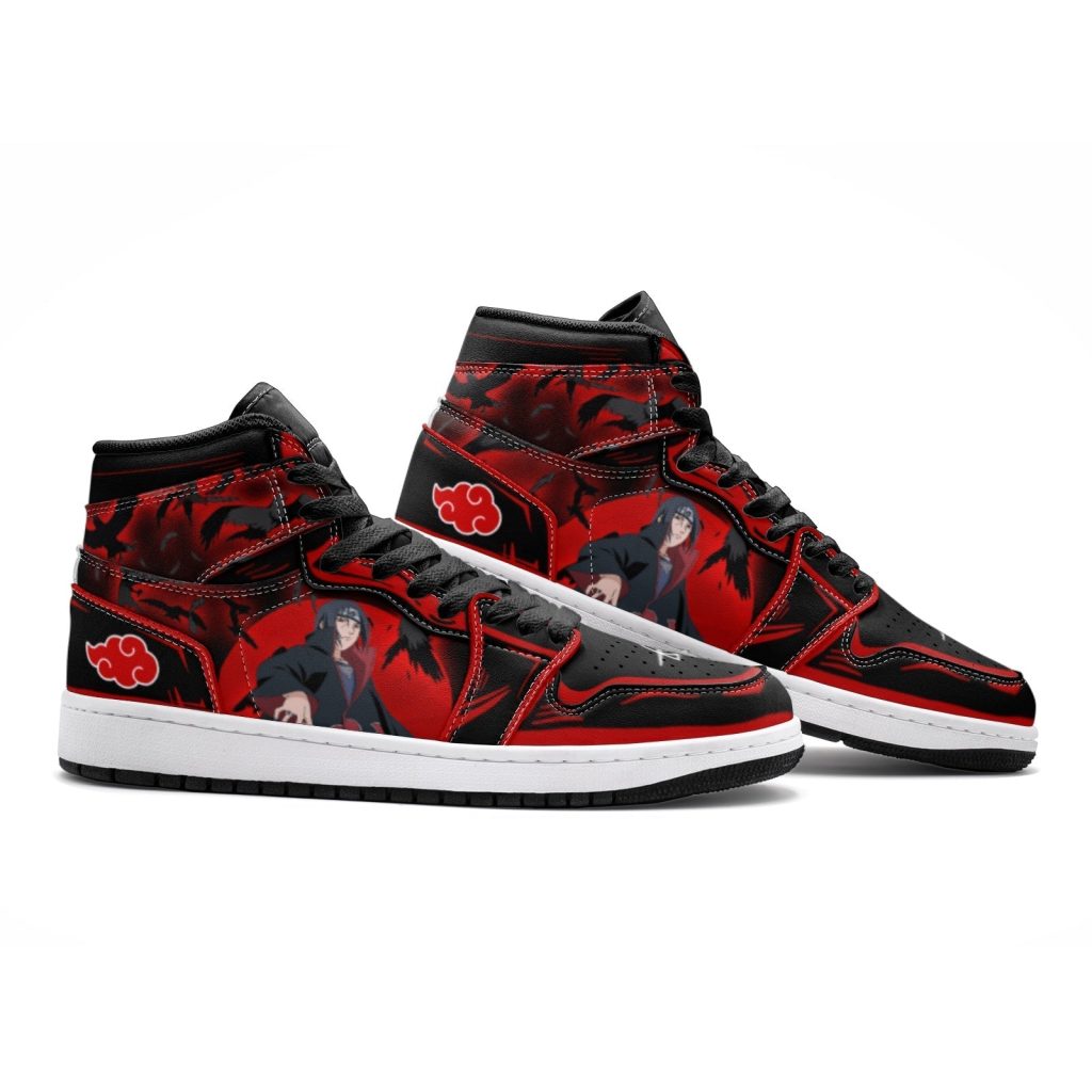 itachi uchiha naruto jd1 shoes 2 - Anime Shoes World