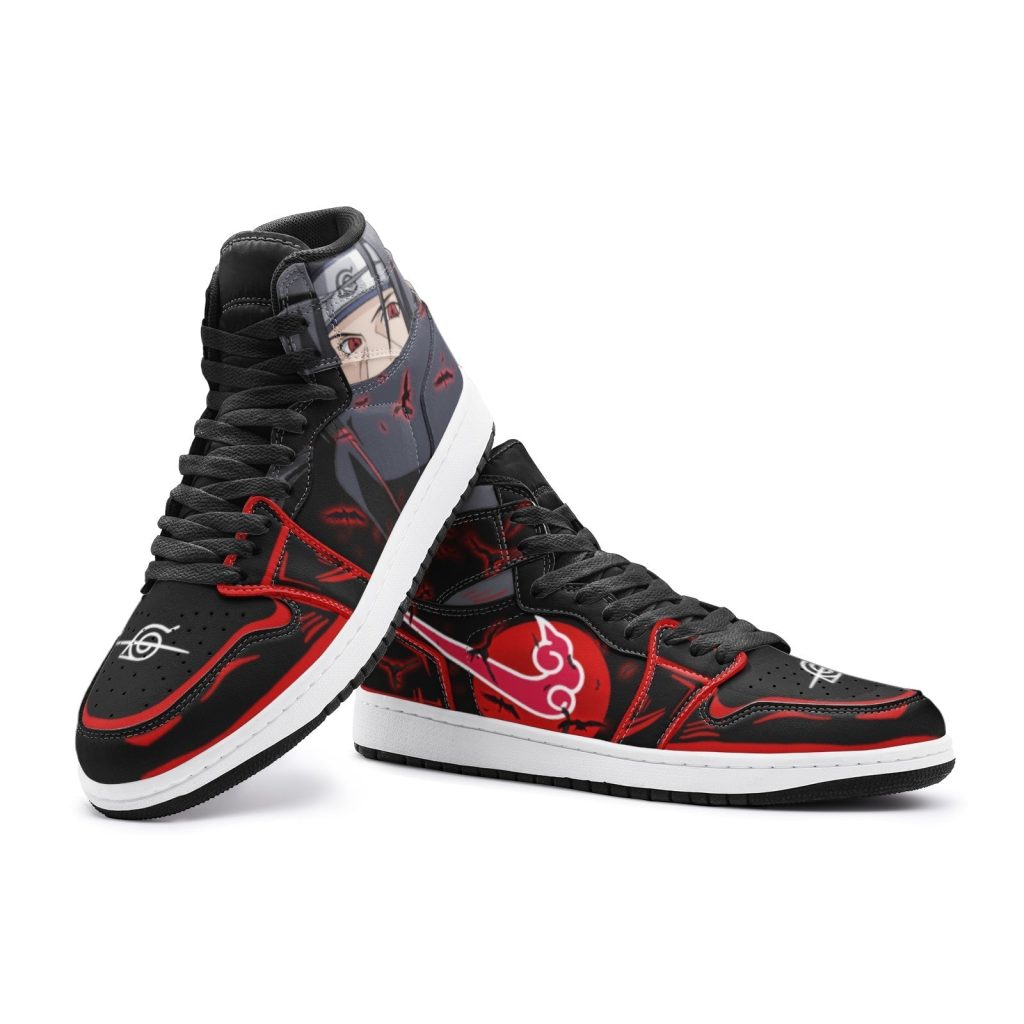 itachi uchiha naruto jd1 shoes 4 9b21327d ad77 42e9 b644 7f3805beb3a4 - Anime Shoes World