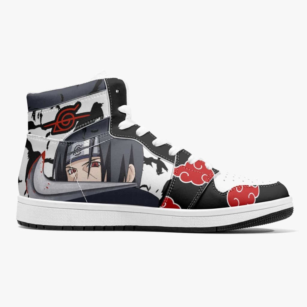 itachi uchiha v2 naruto j force shoes 11 - Anime Shoes World