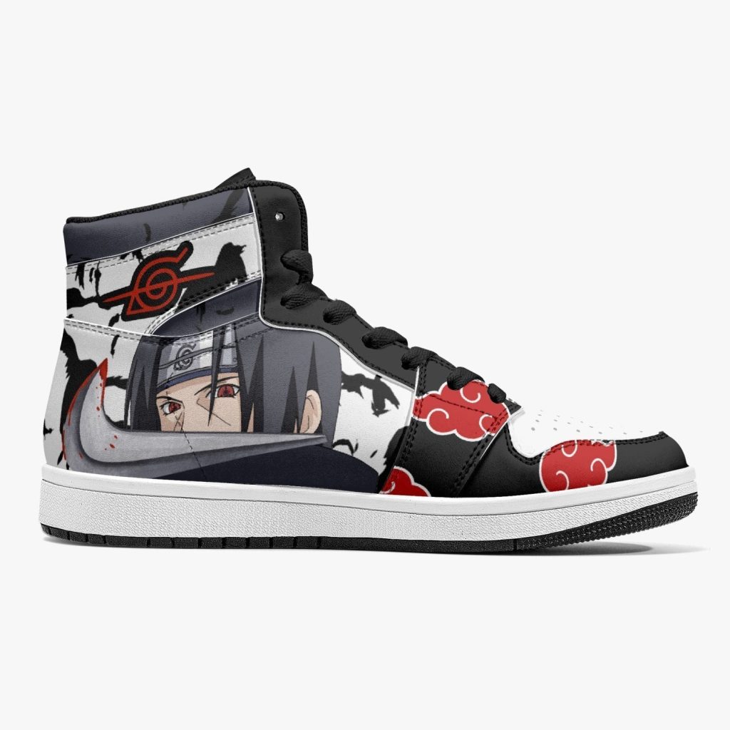 itachi uchiha v2 naruto j force shoes 22 - Anime Shoes World