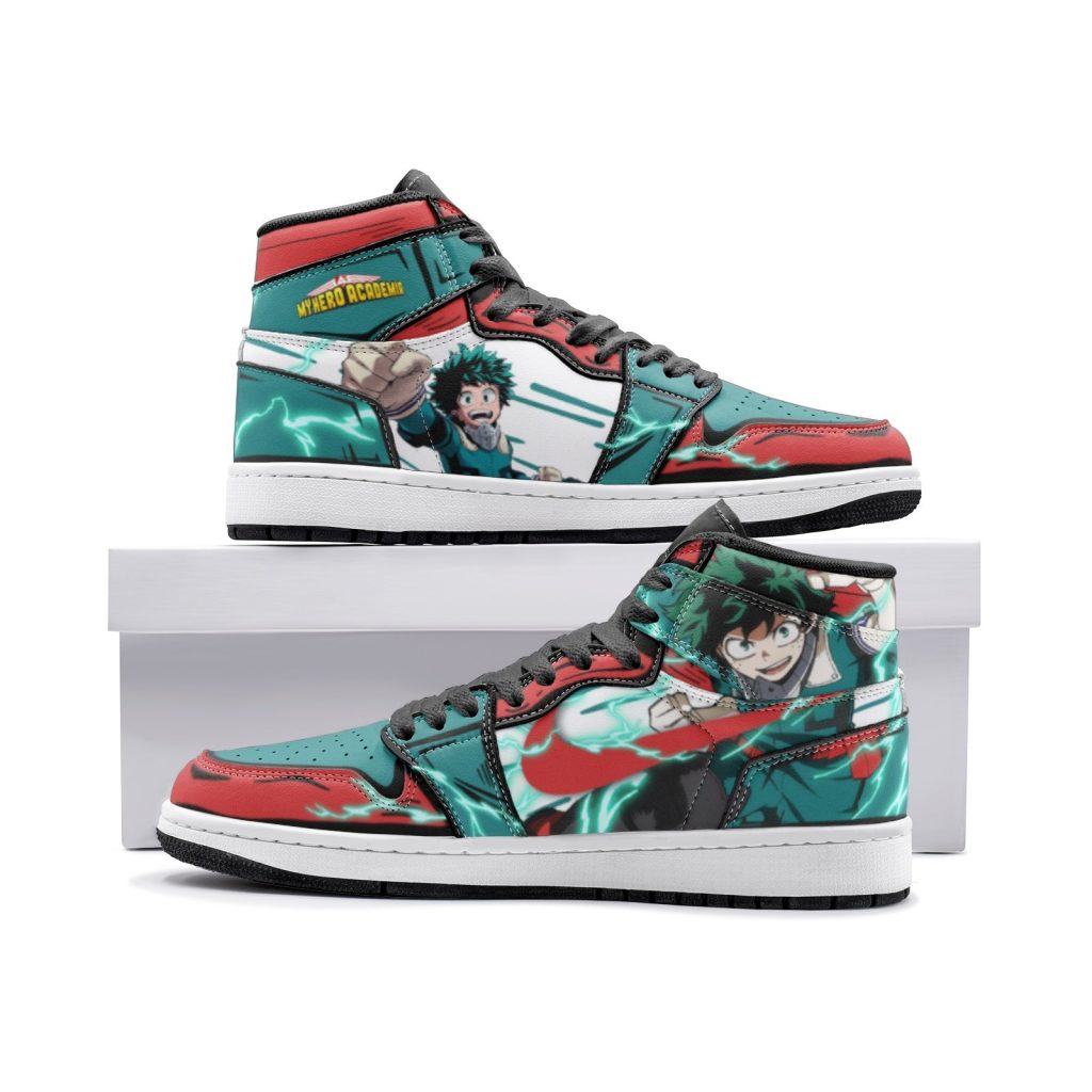 izuku midoriya deku my hero academia jd1 shoes - Anime Shoes World