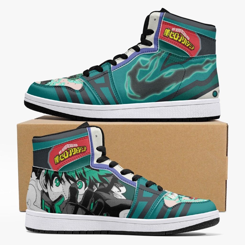 izuku midoriya my hero academia j force shoes - Anime Shoes World