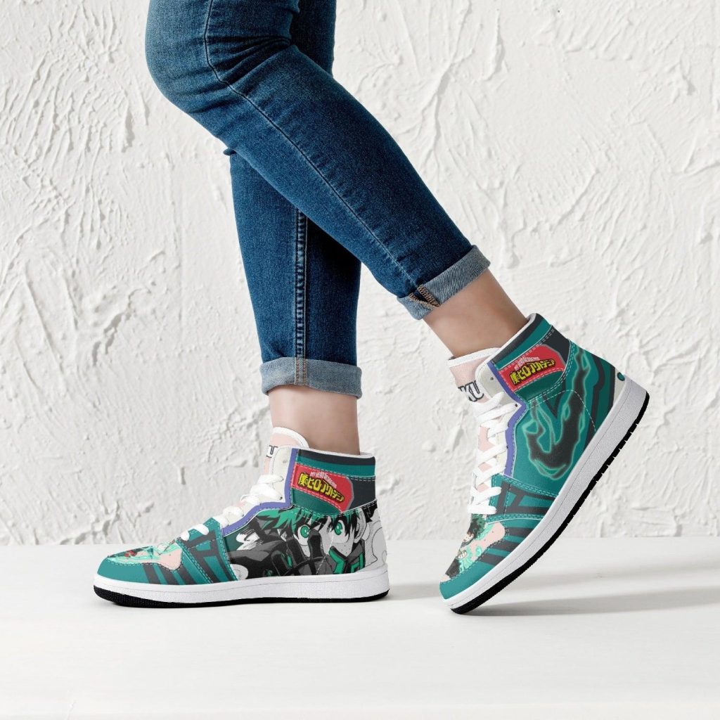 izuku midoriya my hero academia j force shoes 17 - Anime Shoes World