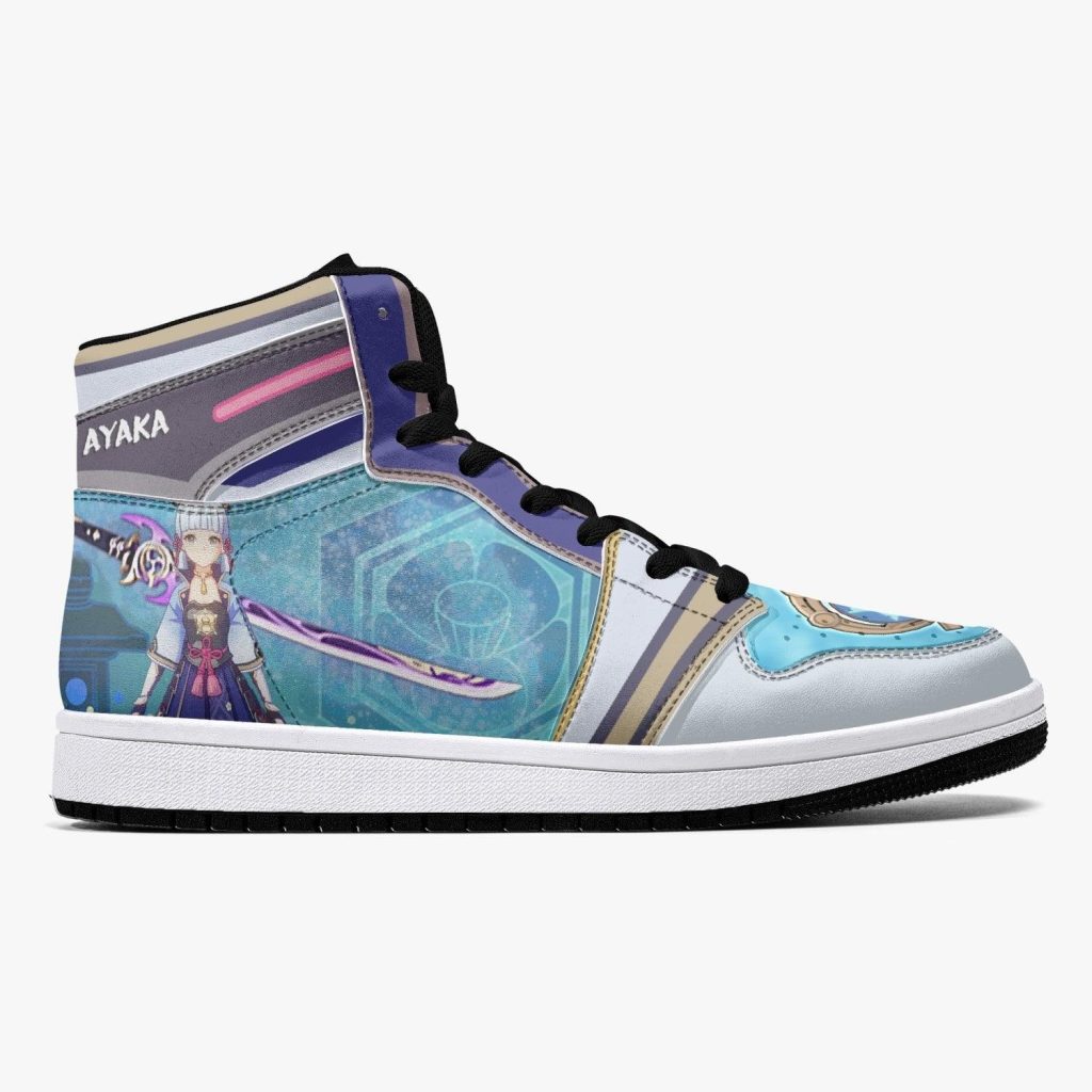 kamisato ayaka genshin impact j force shoes 3 - Anime Shoes World