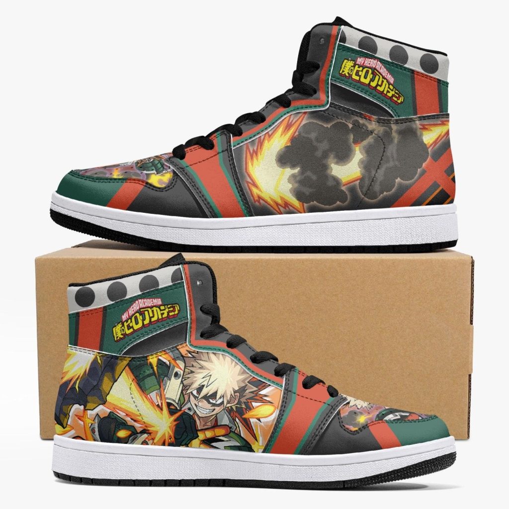 katsuki bakugo my hero academia j force shoes - Anime Shoes World