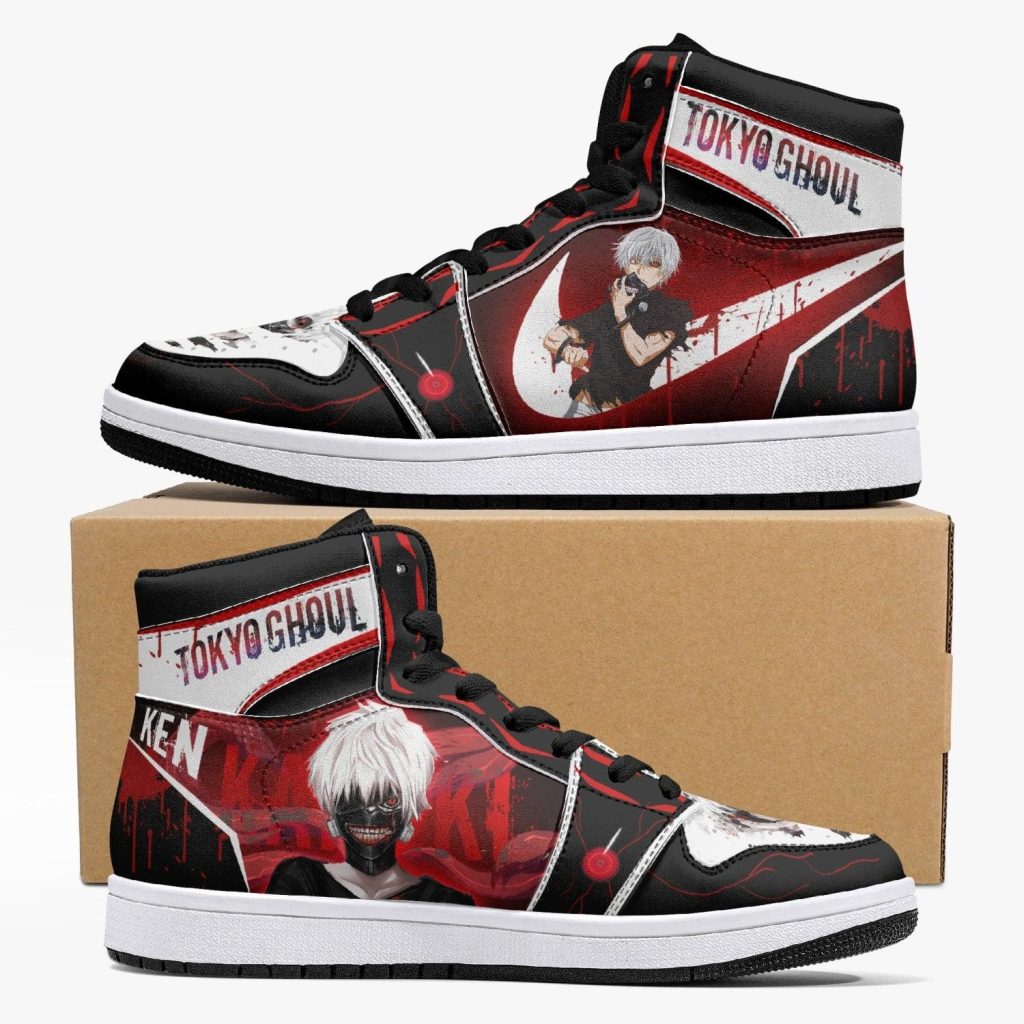 ken kaneki tokyo ghoul j force shoes - Anime Shoes World